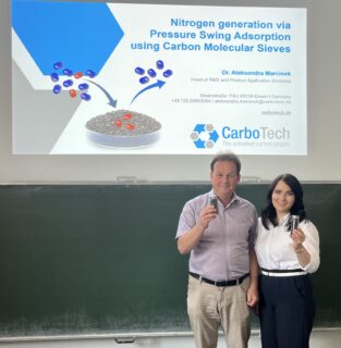 Zum Artikel "Gastvorlesung von Dr. Aleksandra Marcinek von CarboTech"